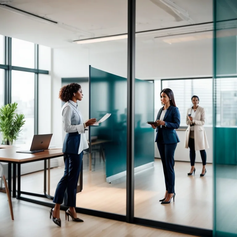Gruppo di persone in un’aula di formazione